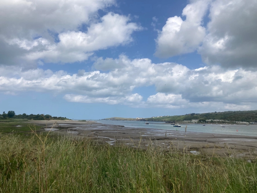 Afon Teifi near the start of the Run Walk Crawl PCP 100 mile 2025 race